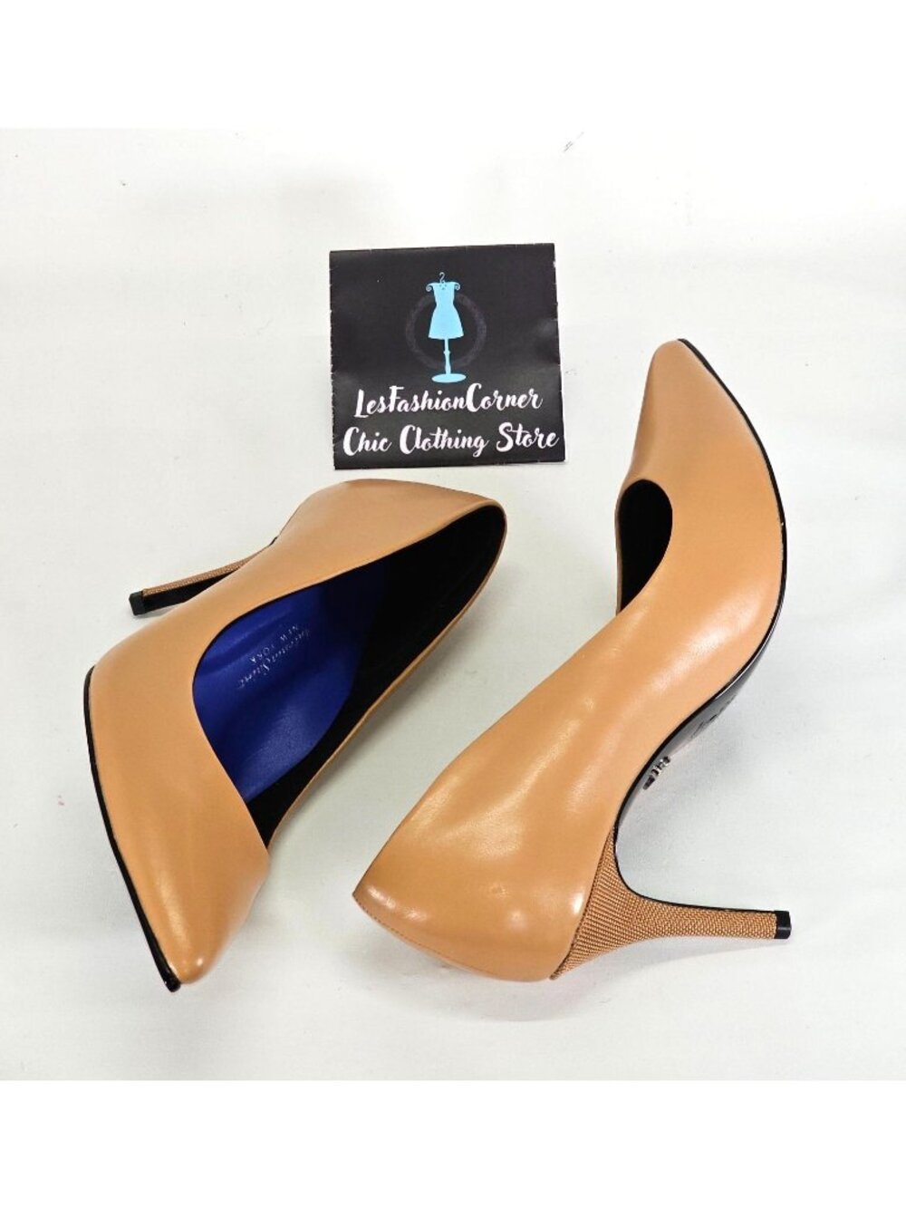 Antonia Saint NY Victoria Women's High Heel 3.5 Cushioned Nemi Tan Size 10 104 - Picture 12 of 16